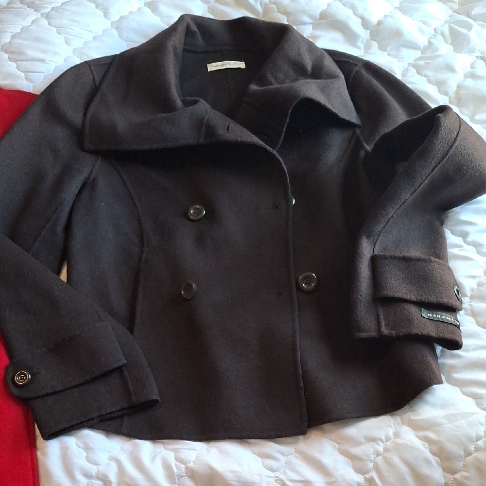 Cambridge Dry Goods Dark Brown Pea Coat